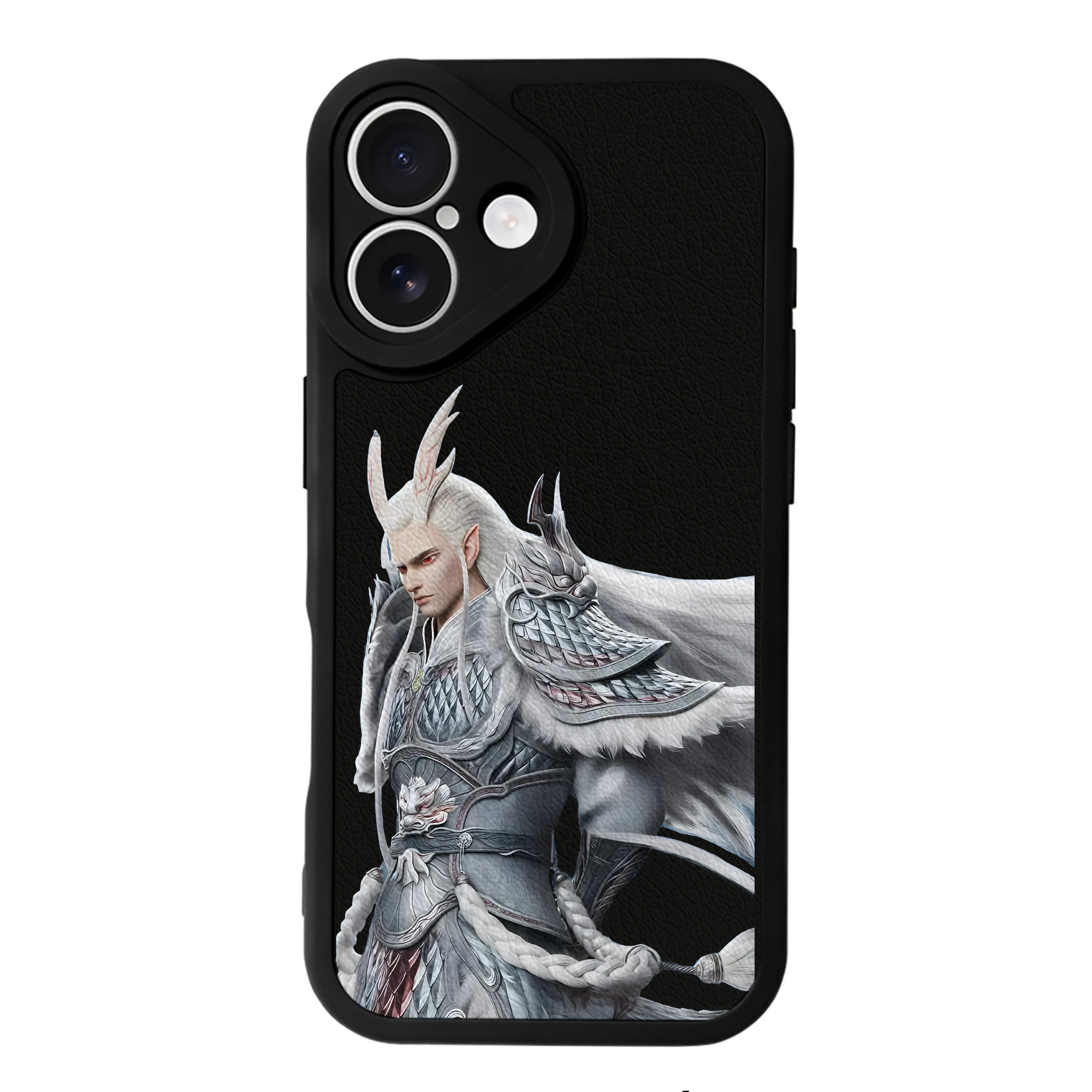 （画像用） Ne Zha 2 ナタ 魔童の大暴れ 【iPhone 16シリーズ対応】シリコンスマホケース（レザー調） 材質：シリコン